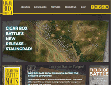 Tablet Screenshot of cigarboxbattle.com